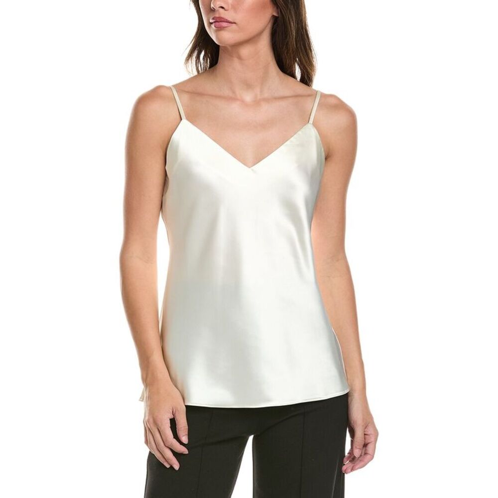 Brooks Brothers Womens  Satin Blouse, White